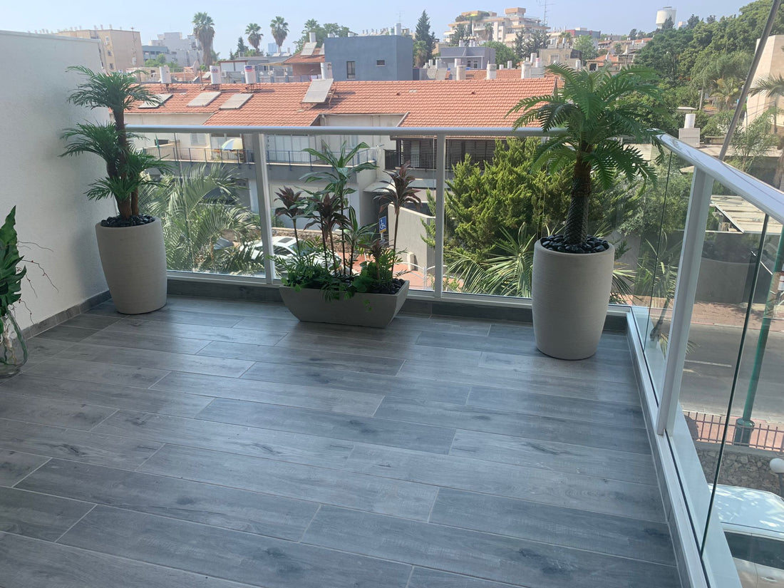 כל היתרונות של עציצים גדולים למרפסת
