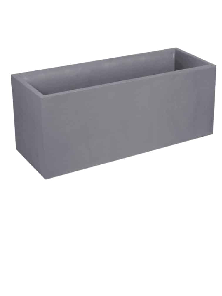 אדנית דמוי אבן | מידות 100X40X40 | אפור בהיר