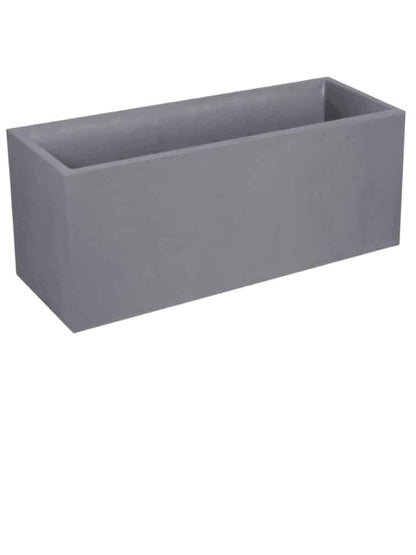אדנית דמוי בטון | מידות מידות 60X20X20 אפור בהיר